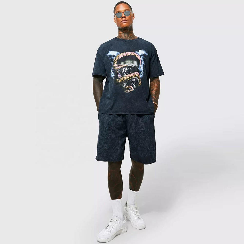 Men’s Oversized Acid Wash T-Shirt