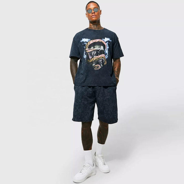 Men’s Oversized Acid Wash T-Shirt