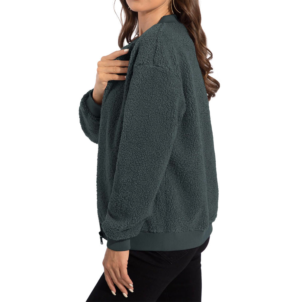 Women’s Full-Zip Sherpa Fleece Jacket
