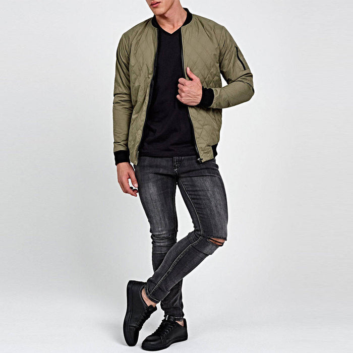 Men’s Hip Hop Bomber Jacket