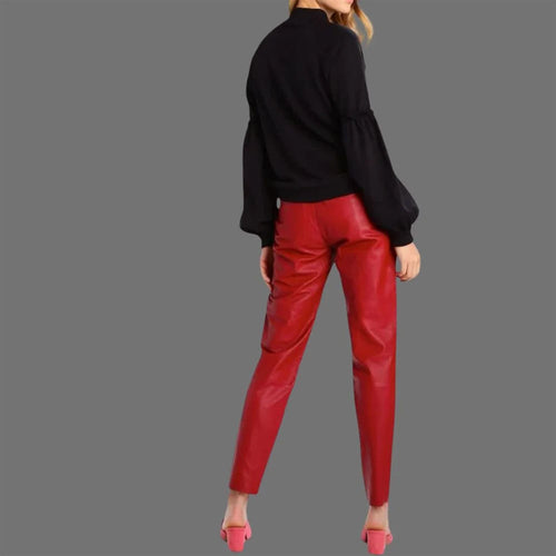 Comfortable Women’s Leather Pants