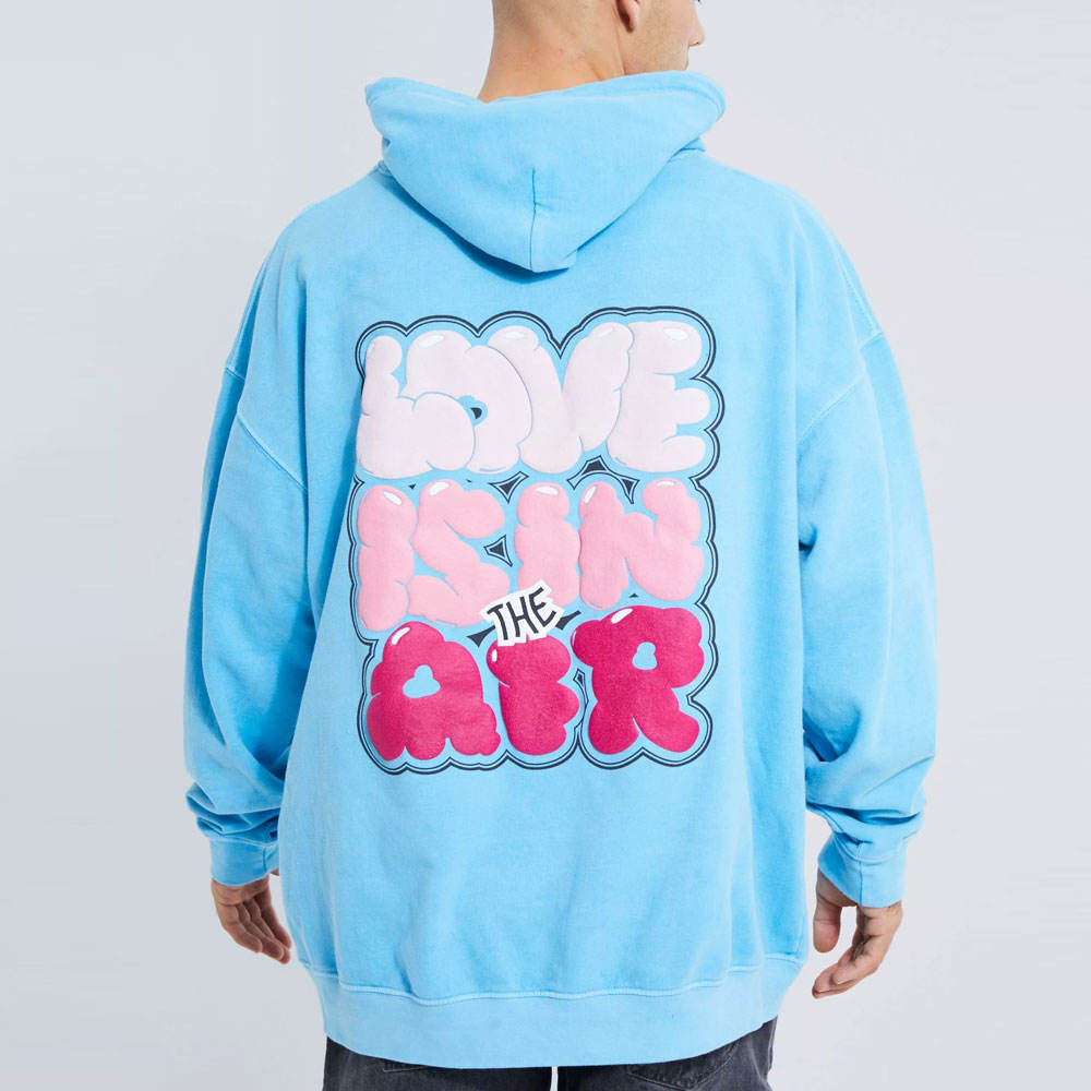 Premium Oversized Men’s Hoodie with Puff Print