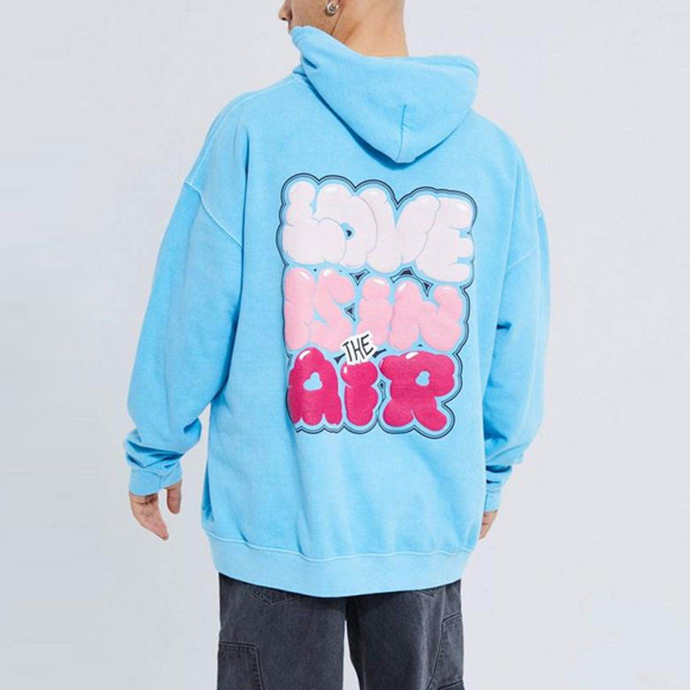 Premium Oversized Men’s Hoodie with Puff Print