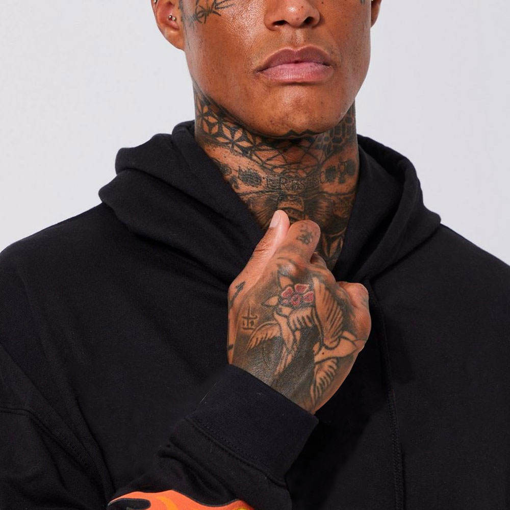 Men’s Lightweight Puff Print Hoodie