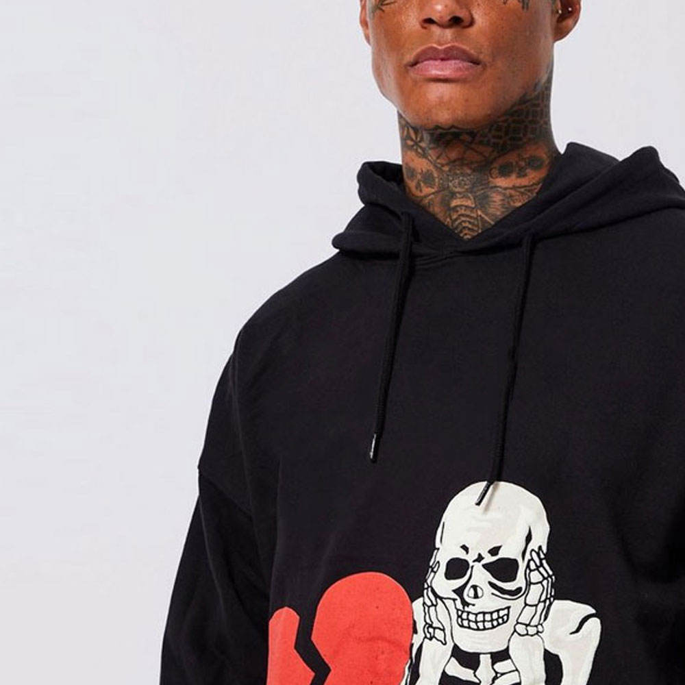 Men’s Lightweight Puff Print Hoodie