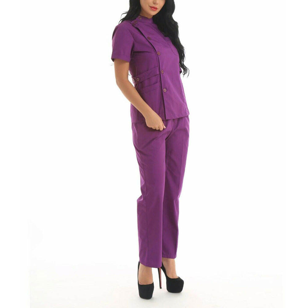New Fashion Medical Uniforms Women Scrubs Set Professional Manufacture Soft Fabric Made Hospital Nursing Scrub