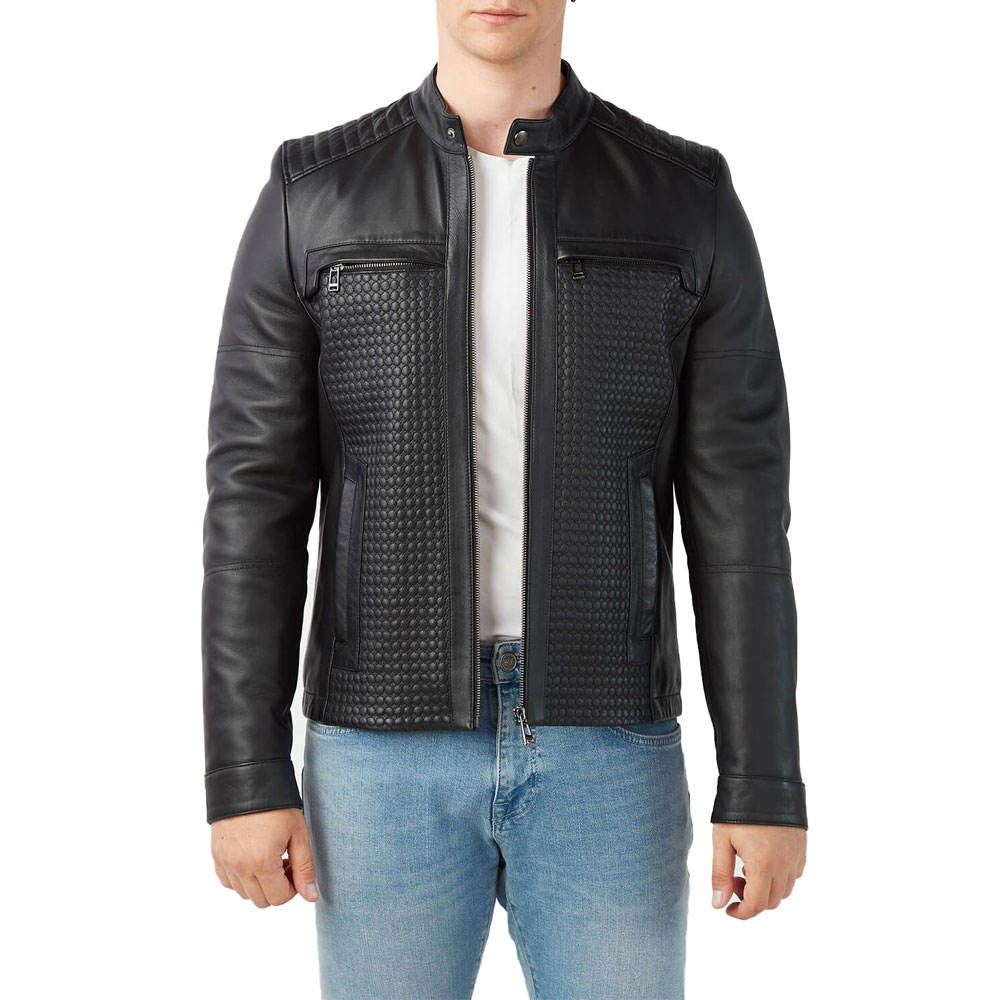 Latest Design Genuine Leather winter jacket for Men Vintage Style Men Casual Wear Leather Jackets