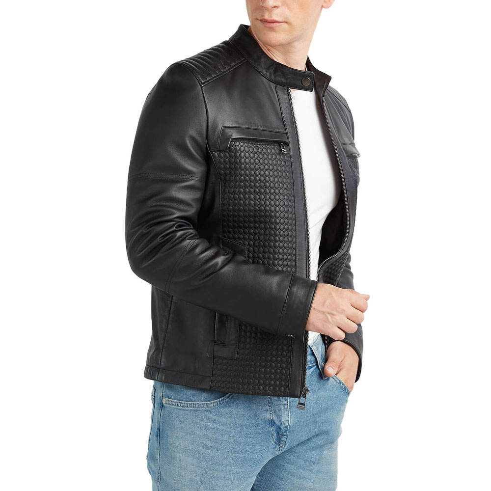 Latest Design Genuine Leather winter jacket for Men Vintage Style Men Casual Wear Leather Jackets