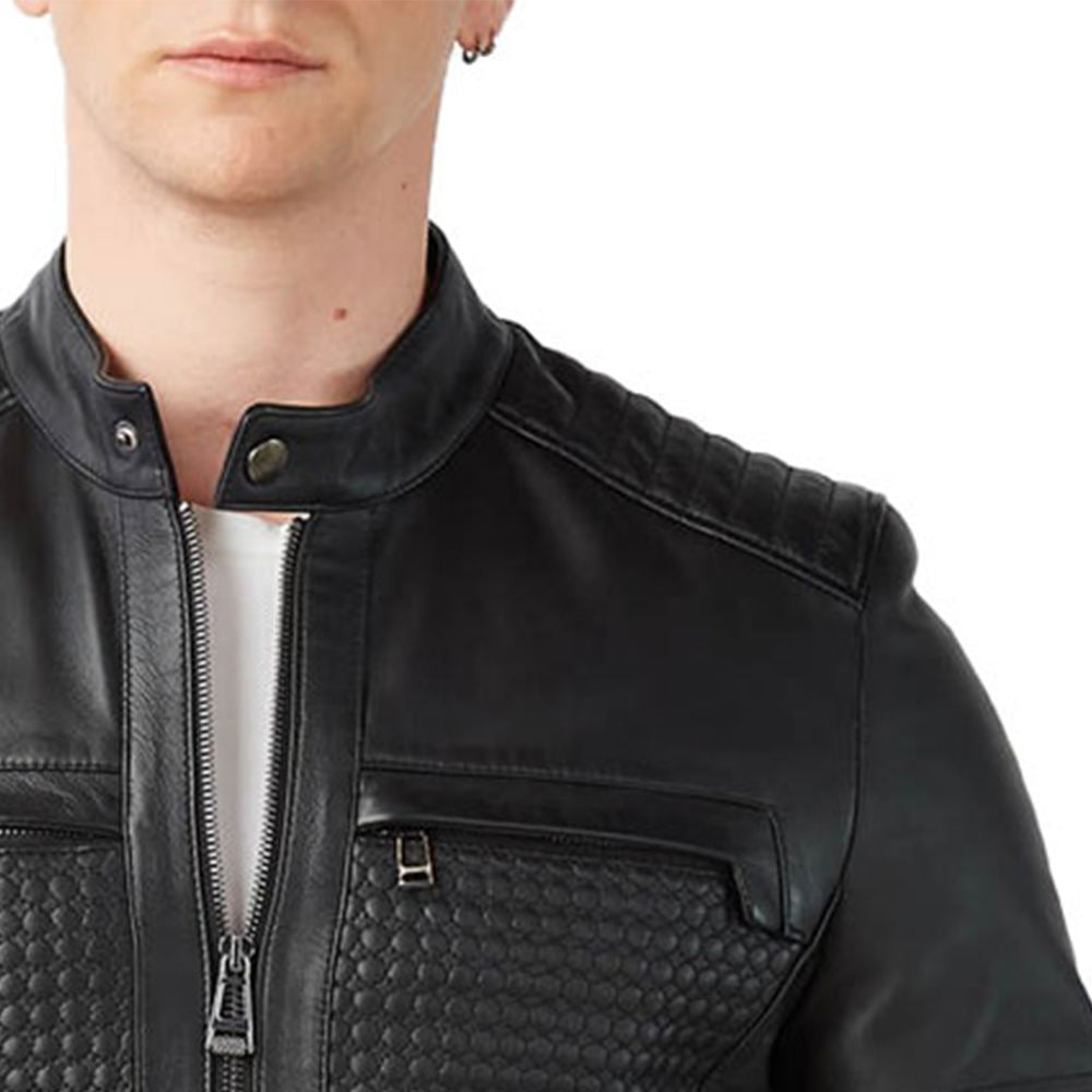 Latest Design Genuine Leather winter jacket for Men Vintage Style Men Casual Wear Leather Jackets