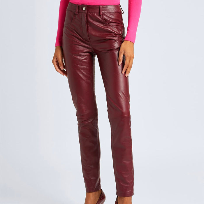 Trendy High-Quality Women’s Leather Pants