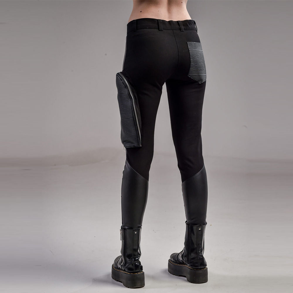 Lightweight Streetwear Women’s Leather Pants