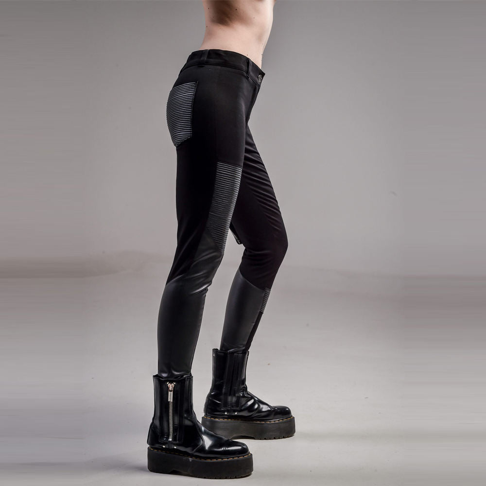 Lightweight Streetwear Women’s Leather Pants