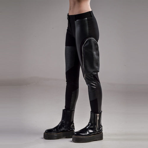 Lightweight Streetwear Women’s Leather Pants