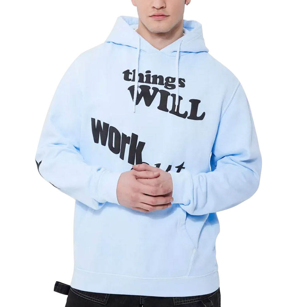Men’s Breathable Puff Print Hoodie