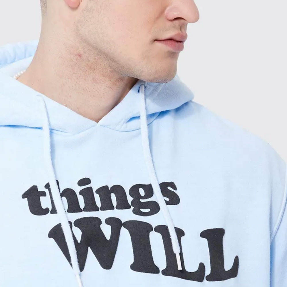 Men’s Breathable Puff Print Hoodie