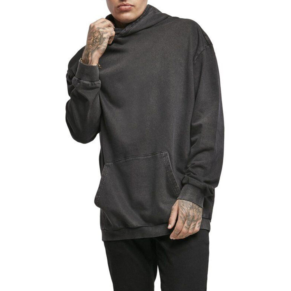 Men’s Acid Wash Distressed Hoodie