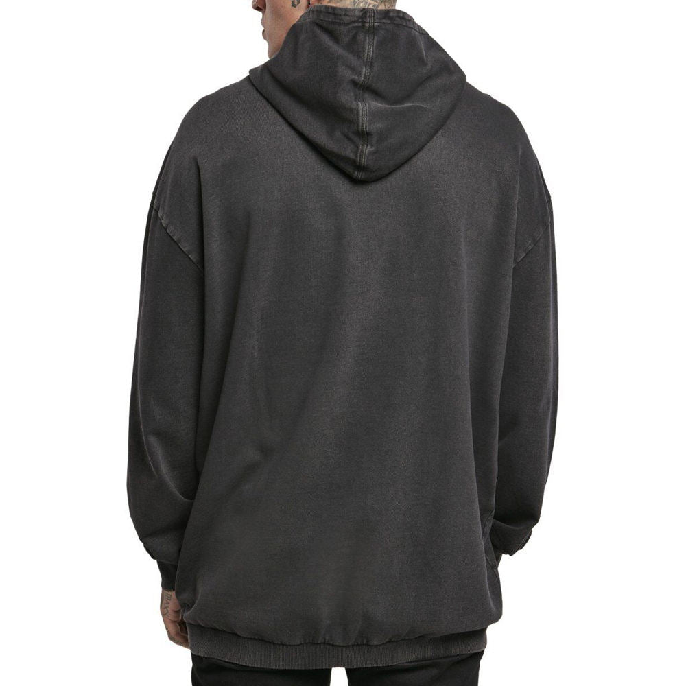 Men’s Acid Wash Distressed Hoodie