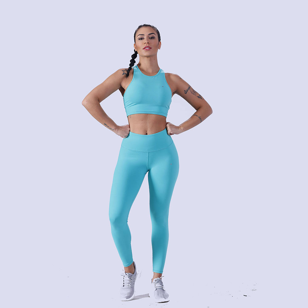 New Arrival Women's Seamless Yoga Set Active Wear with Sexy Sport Bra Fitness