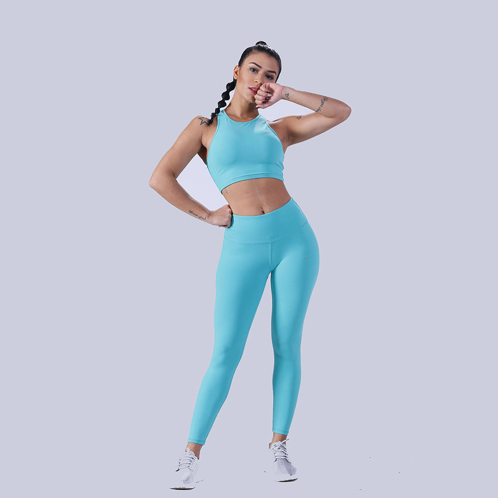 New Arrival Women's Seamless Yoga Set Active Wear with Sexy Sport Bra Fitness