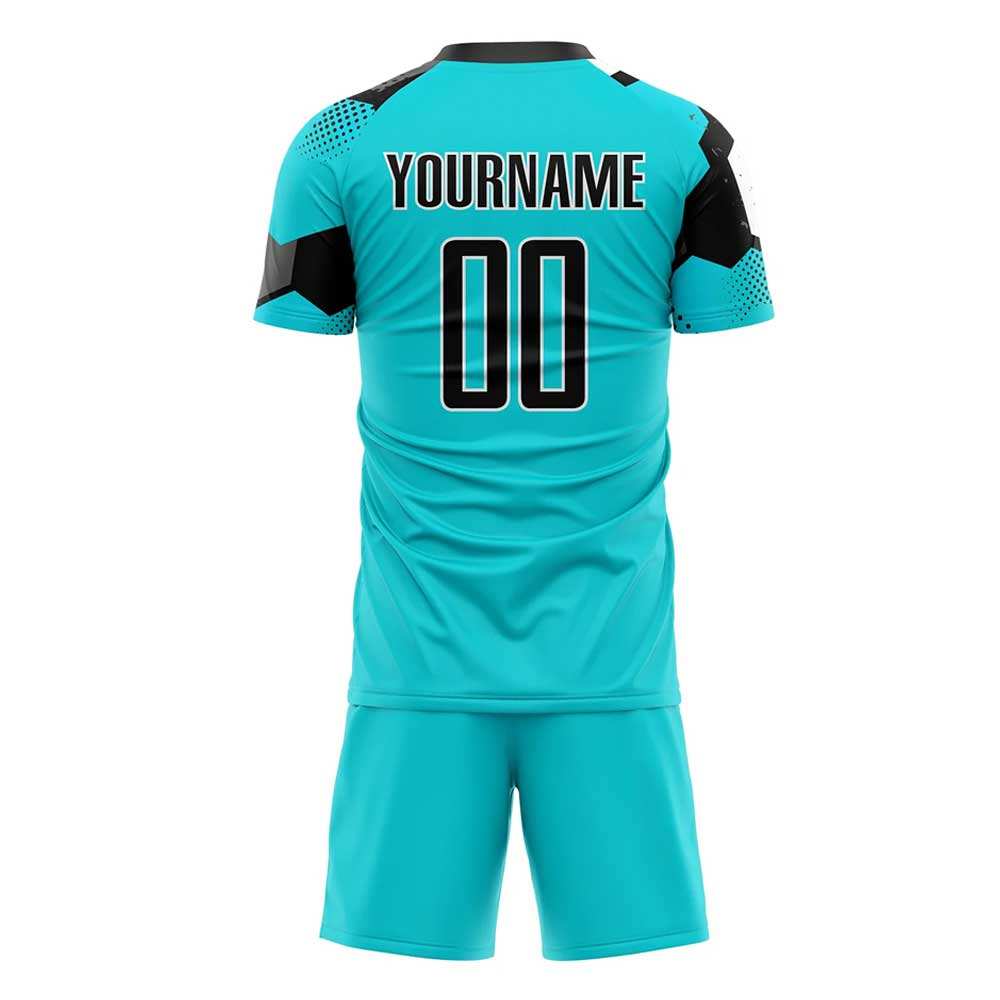 Men's Half Sleeve Football Uniform Men Soccer Kits for Training Wear