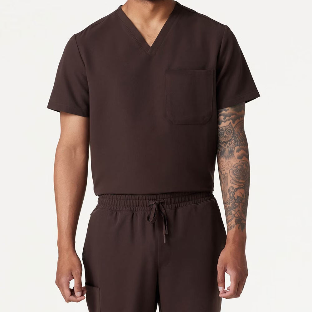 High Quality Men Nurse Doctors Scrub Set Breathable Hospital Scrub For Men