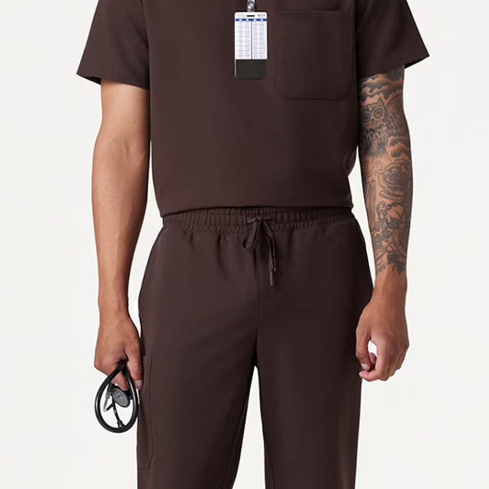 High Quality Men Nurse Doctors Scrub Set Breathable Hospital Scrub For Men