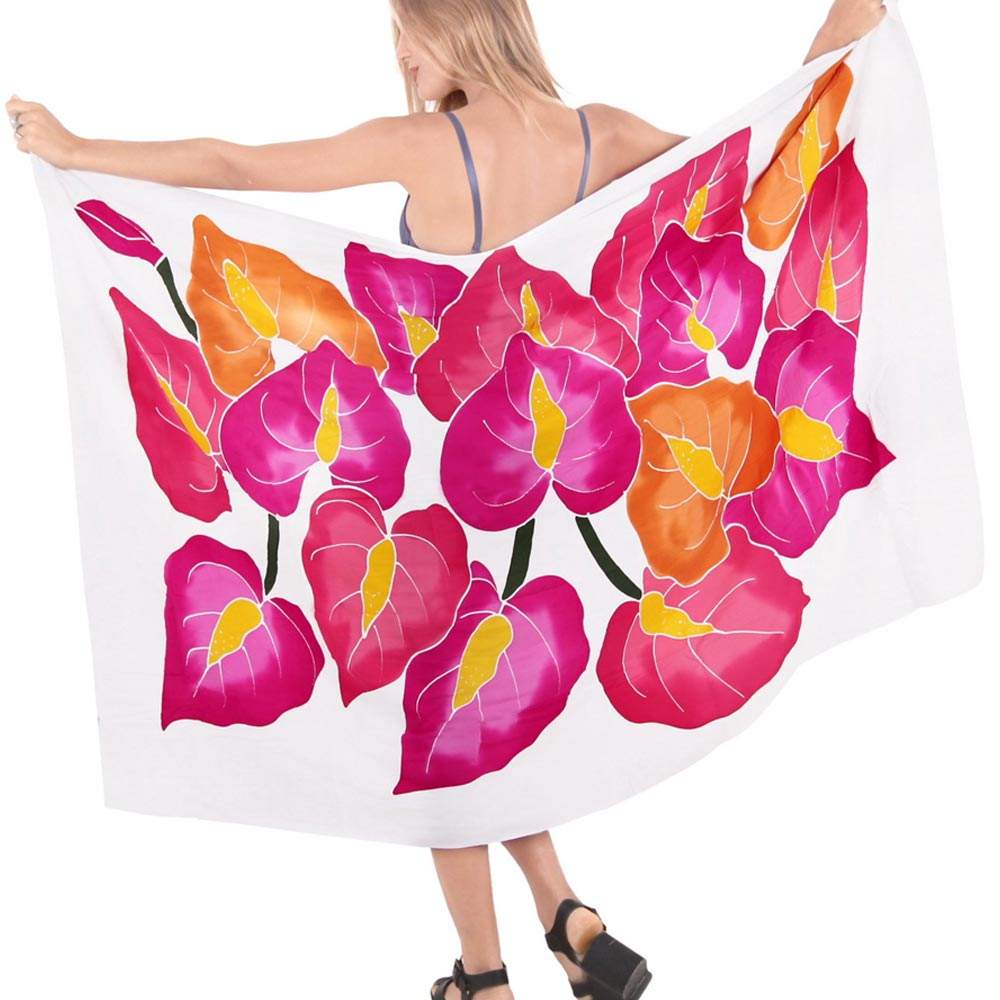 Swimwear Women Sarong Sublimation Printing Ladies Beach Sarong