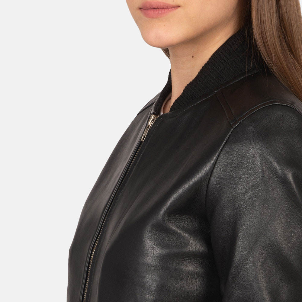 Women Stylish Leather Jacket in Different Colors Design High Quality PU Leather Jacket for Ladies
