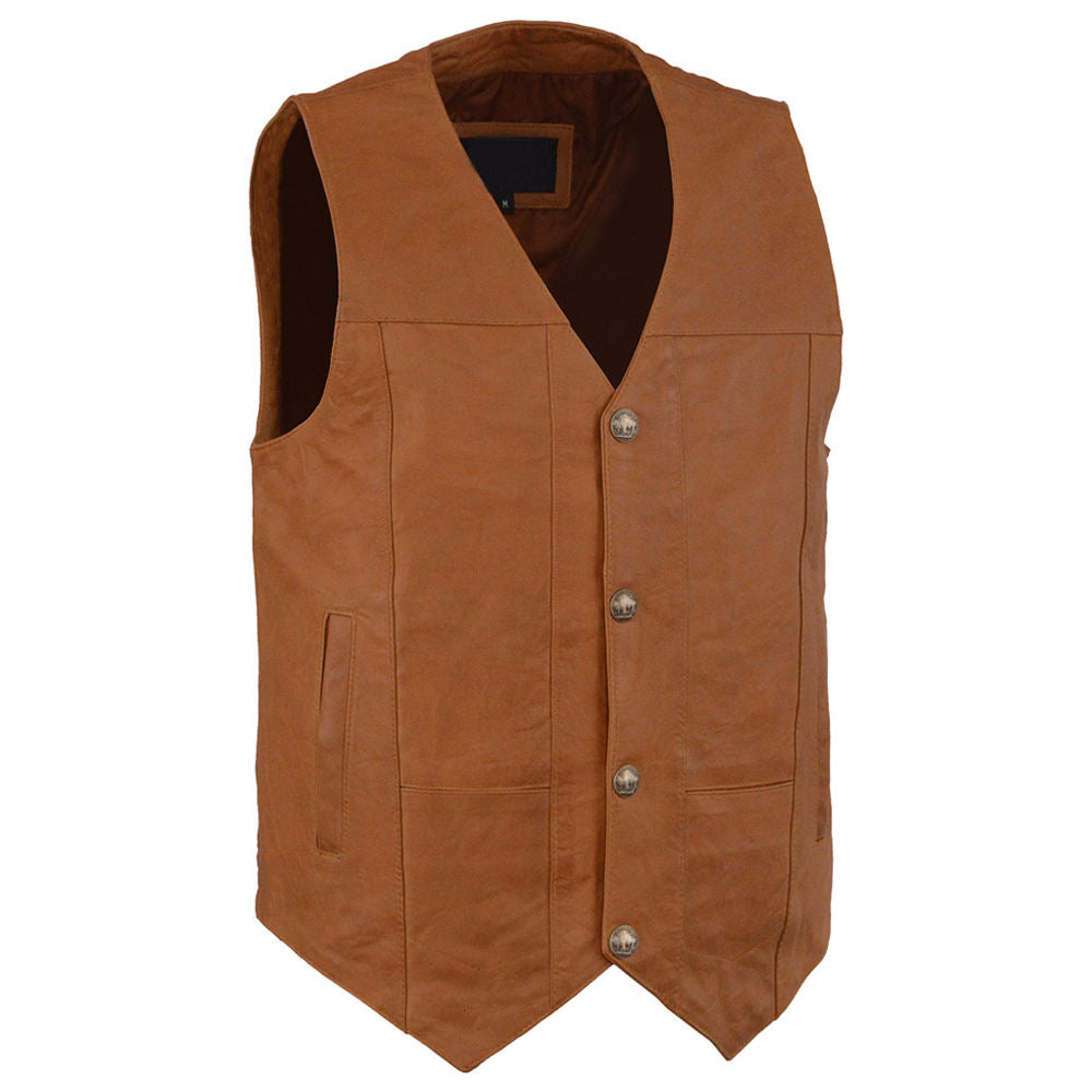 Top style Premium Quality Breathable Leather Vest