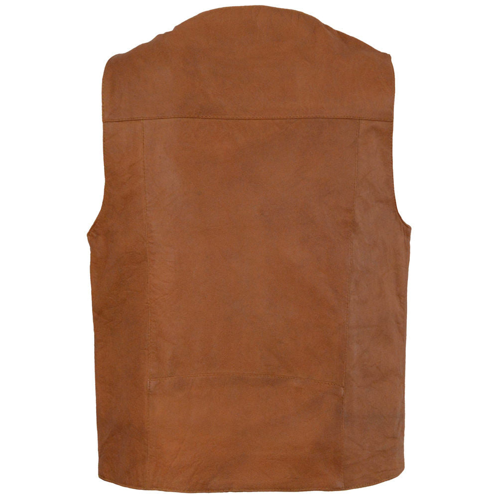 Top style Premium Quality Breathable Leather Vest