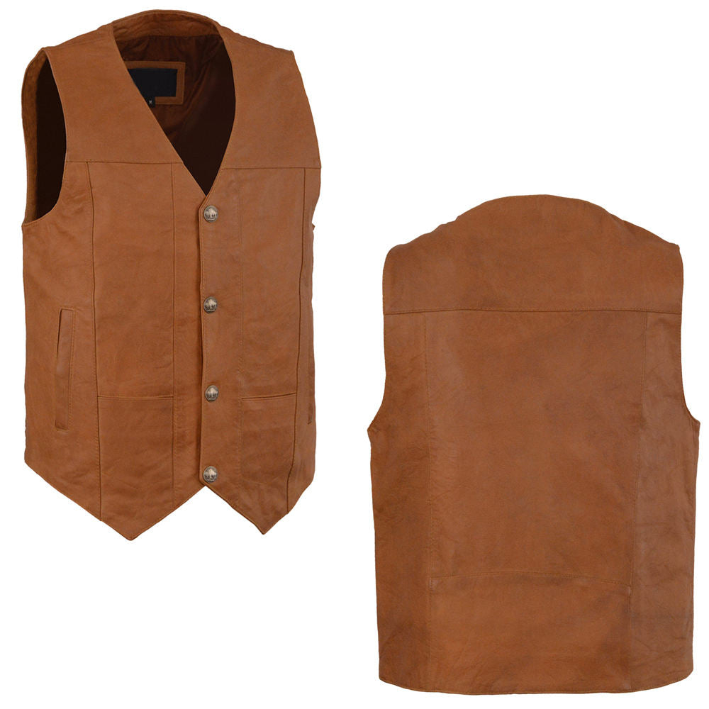 Top style Premium Quality Breathable Leather Vest