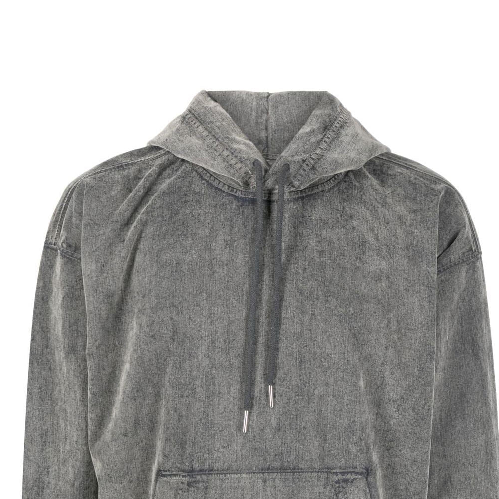 Men’s Acid Wash Cropped Hoodie