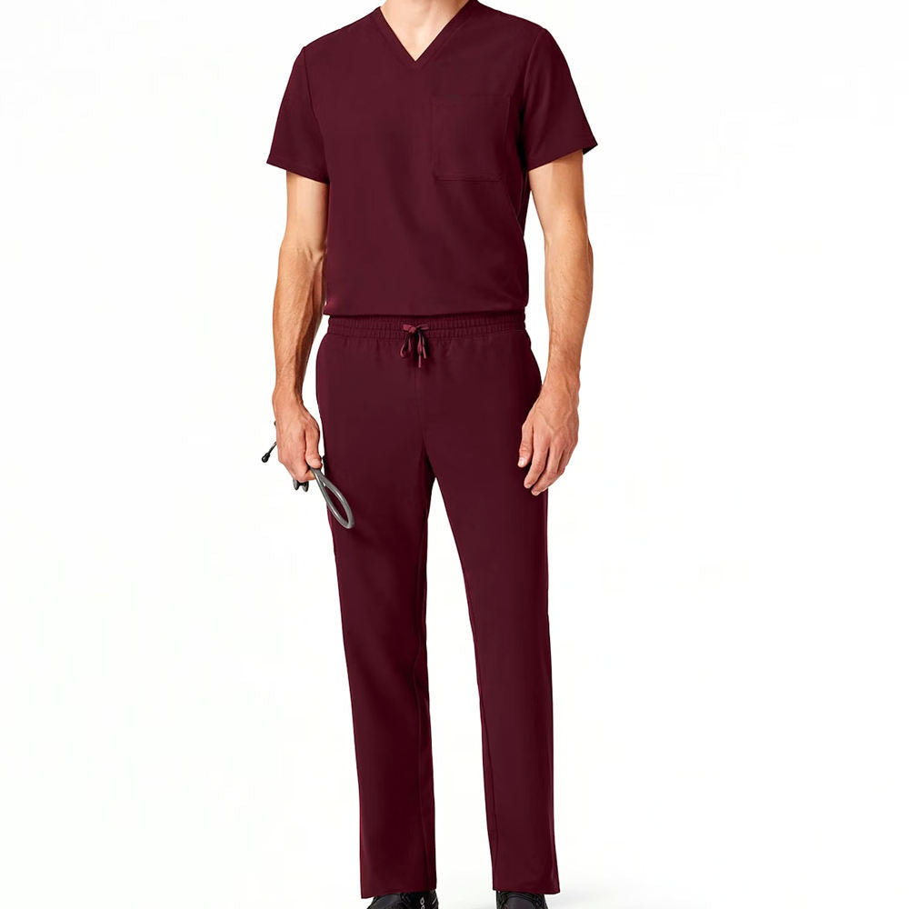 Durable and Comfortable Material Made Men Nursing Scrubs Set New Style Hospital Wear Nursing Scrub Set