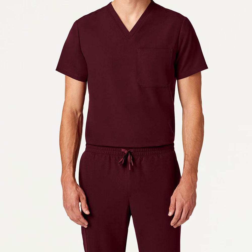 Durable and Comfortable Material Made Men Nursing Scrubs Set New Style Hospital Wear Nursing Scrub Set