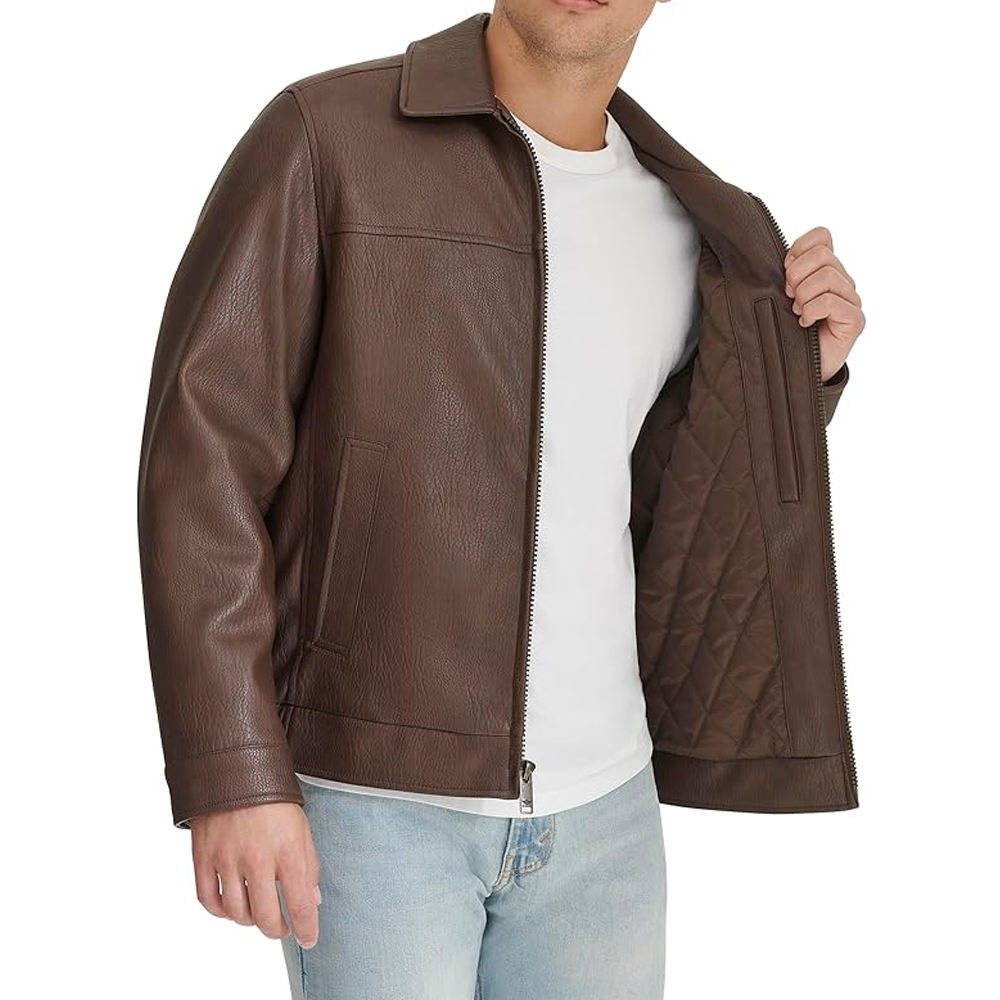 Men Leather winter jacket Design Leather Fashion Jackets For Boys High Quality Men Leather Jacket
