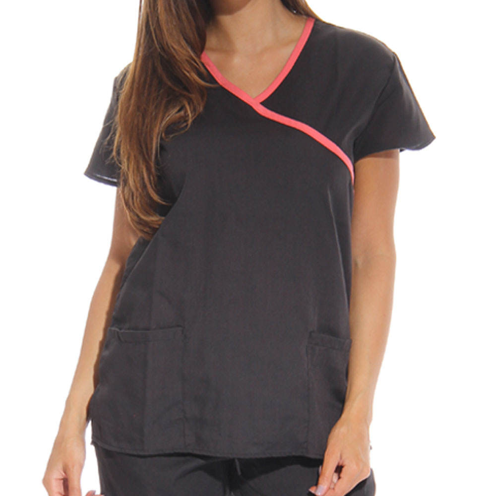 Latest Design Women's Stylish Medical Scrubs Nursing Uniform Women Medical Nursing Scrubs Uniforms Set