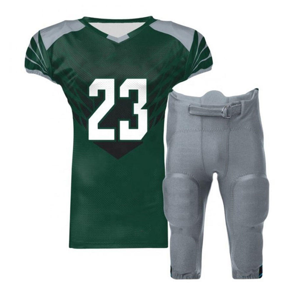 Half Sleeves V Neck American Football Uniform for Unisex