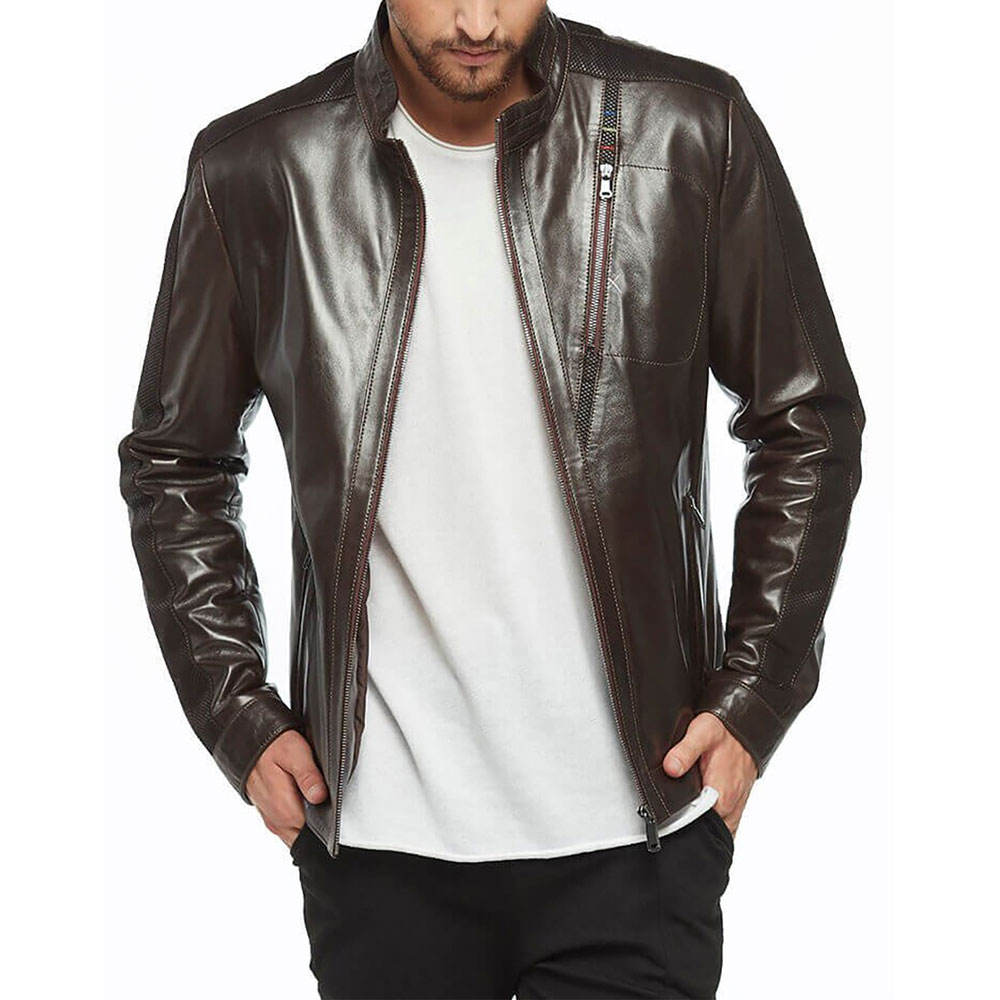 High Quality Men Leather winter jacket for Casual Wear Men Stylish Leather Jackets