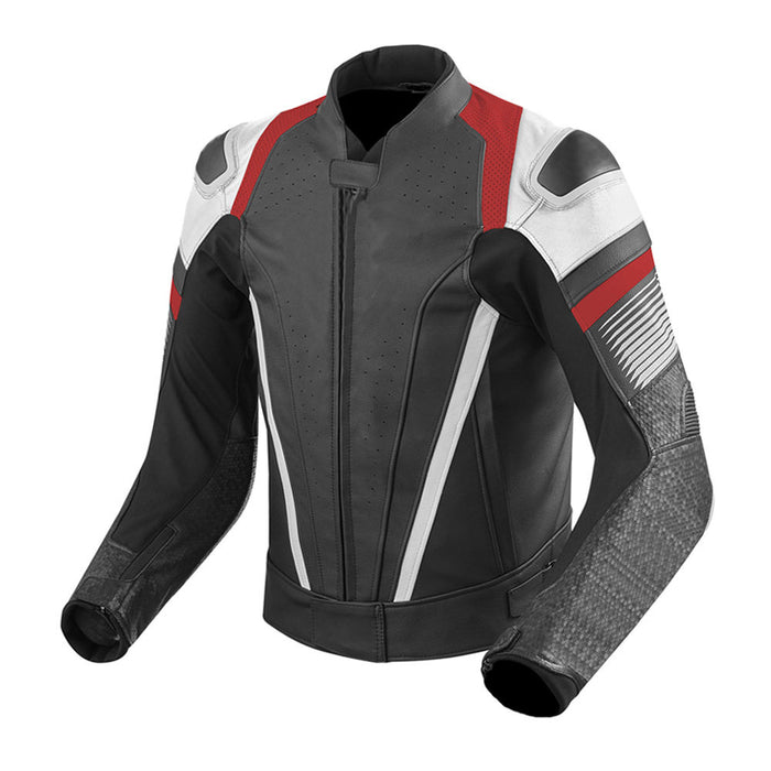 High Quality Custom Men's Motorbike Leather Jacket Professional