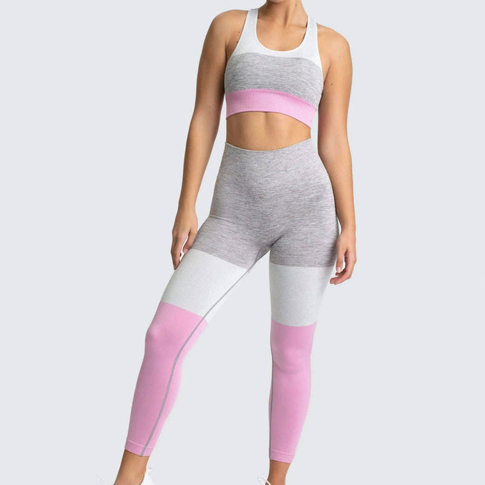 Fashion Styles Yoga Legging and Bra Yoga Set Eco-Friendly  Seamless Women Yoga Set