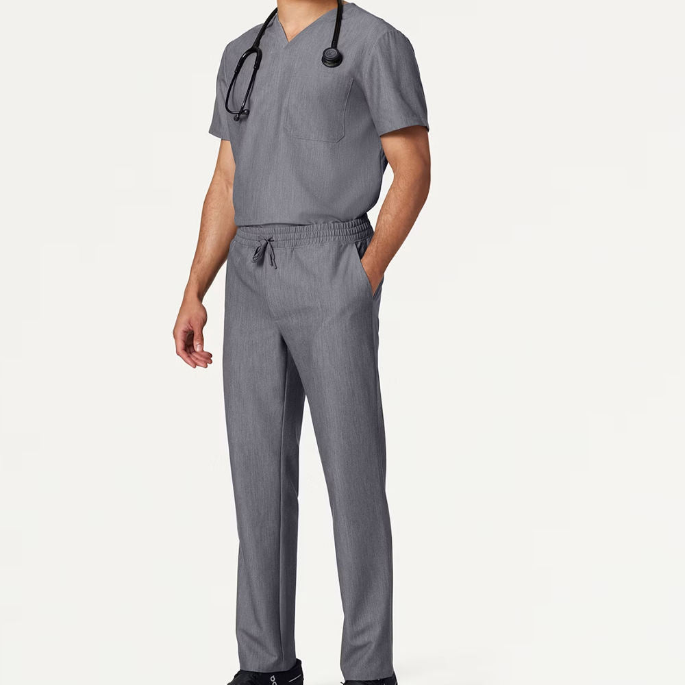 Men Summer Hospital Nursing Scrub Set Top Quality Doctors and Nurses Male Scrub Nursing Uniforms
