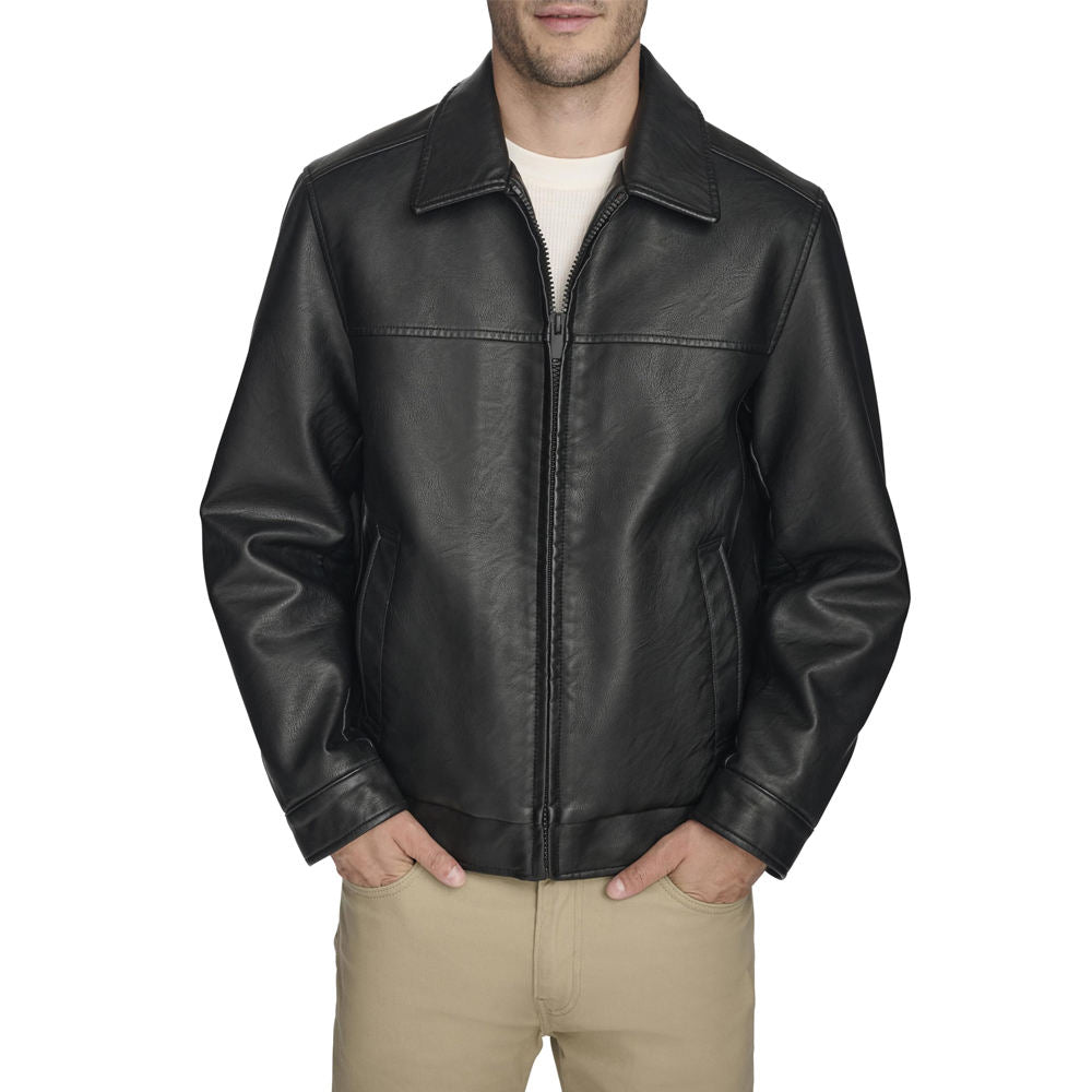 Good Quality Men's Vintage Style Leather Jacket New Arrival Slim Fit Breathable Casual Men Leather winter jacket