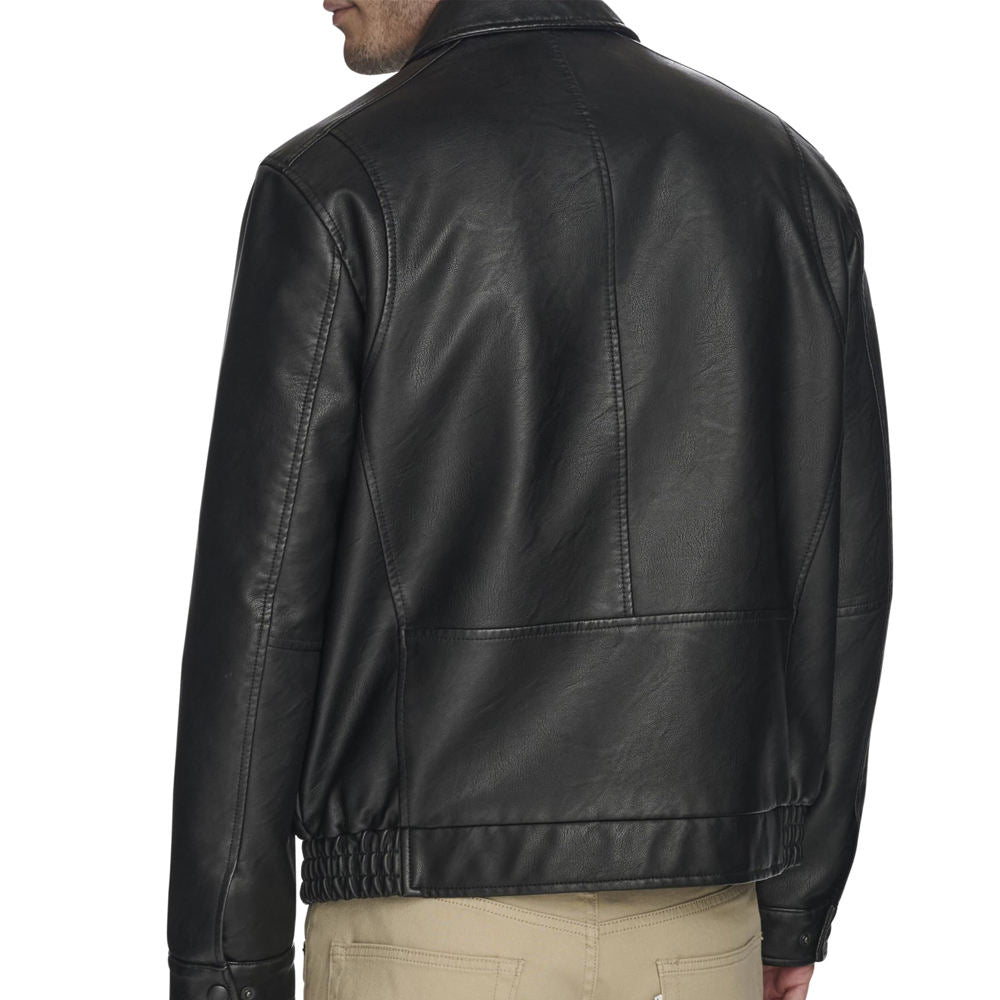 Good Quality Men's Vintage Style Leather Jacket New Arrival Slim Fit Breathable Casual Men Leather winter jacket