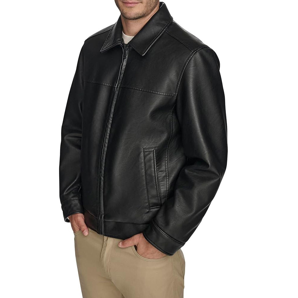 Good Quality Men's Vintage Style Leather Jacket New Arrival Slim Fit Breathable Casual Men Leather winter jacket