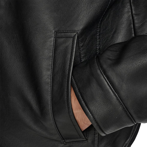 Good Quality Men's Vintage Style Leather Jacket New Arrival Slim Fit Breathable Casual Men Leather winter jacket