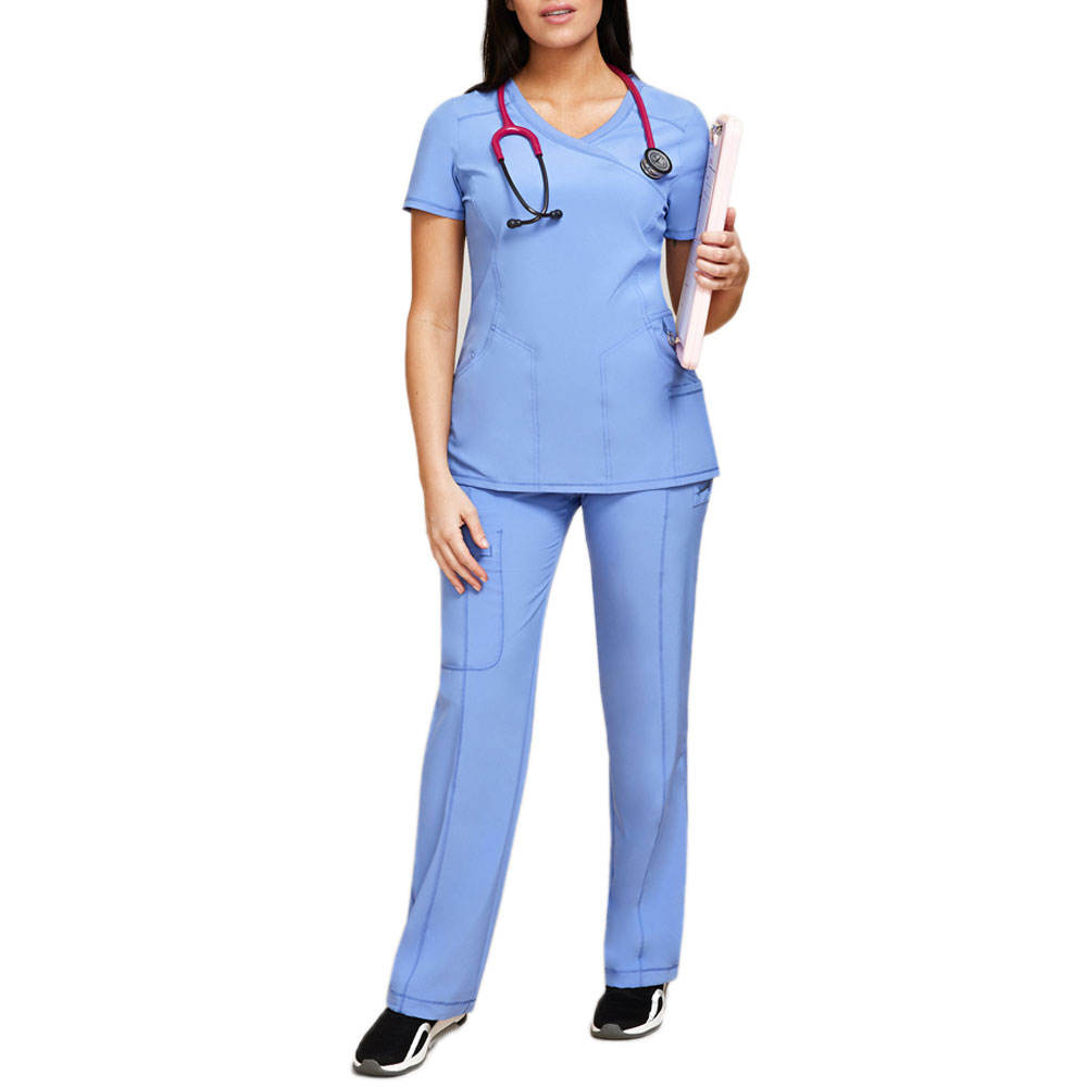 Scrubs Nursing Uniform For Hospital / Factory OEM New Design Fashion Women Scrubs Uniforms
