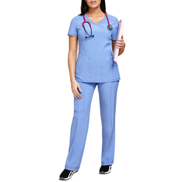 Scrubs Nursing Uniform For Hospital / Factory OEM New Design Fashion Women Scrubs Uniforms