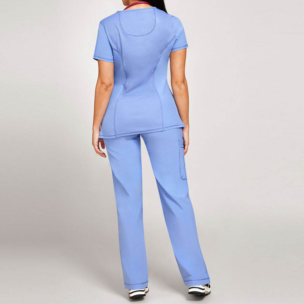 Scrubs Nursing Uniform For Hospital / Factory OEM New Design Fashion Women Scrubs Uniforms