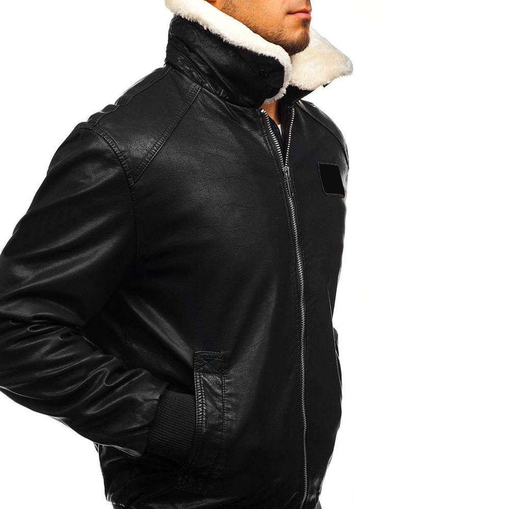 Good Quality Comfortable Men Leather Jackets Men Clothing Slim Fit Fashion Clothing Leather Jacket for Boys