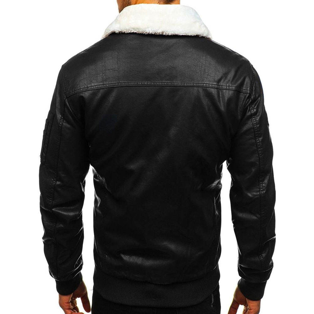 Good Quality Comfortable Men Leather Jackets Men Clothing Slim Fit Fashion Clothing Leather Jacket for Boys